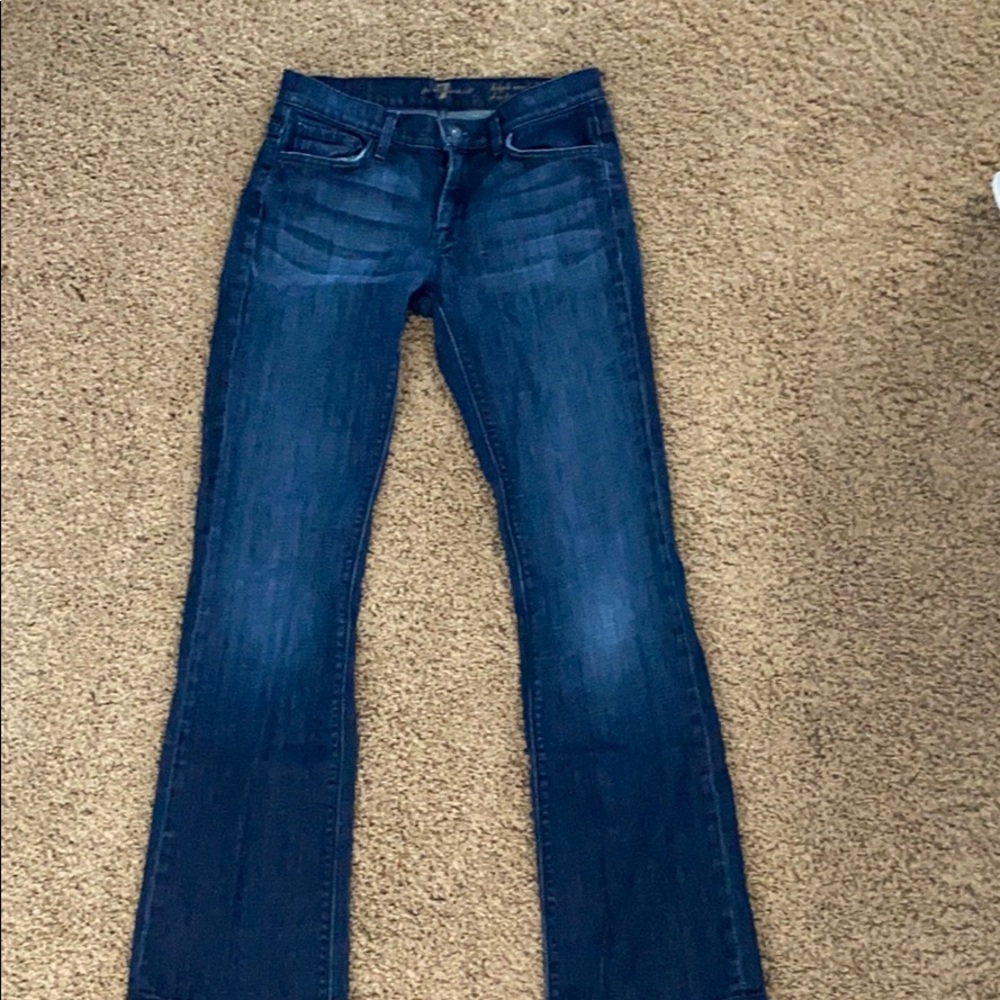 7 for all mankind high waist bootcut